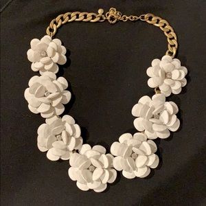 JCrew chunky flower necklace